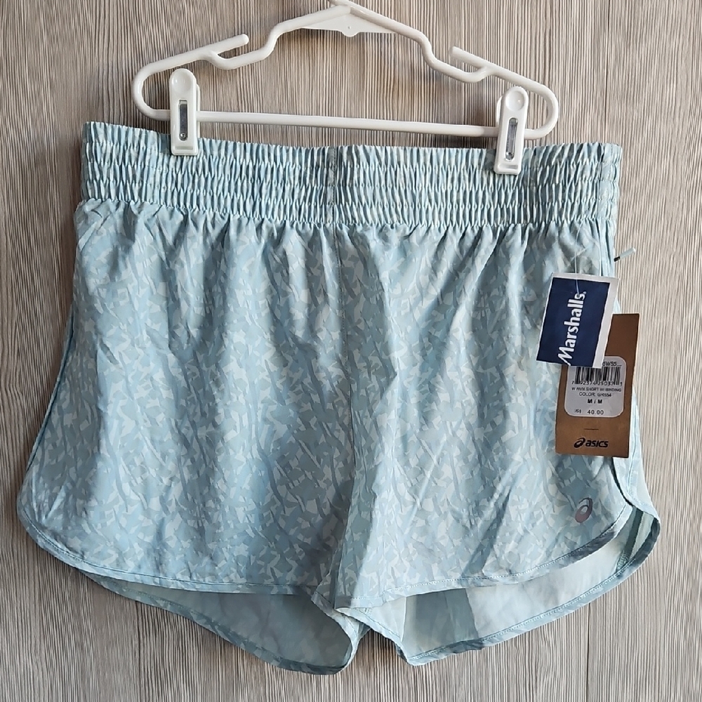 Asics Sky Blue Athletic Shorts Size Medium - Picture 2 of 9